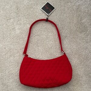 Vera Bradley Red Quilted Shoulder Bag NWT